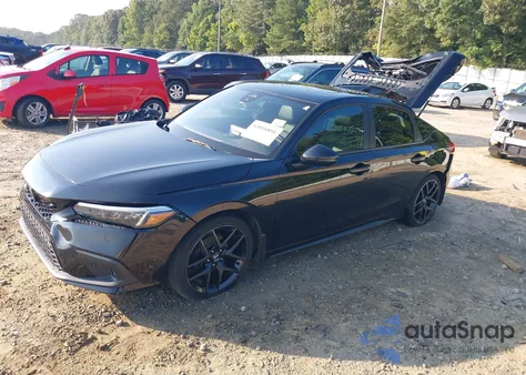 2022 Honda Civic Sport Touring из США, поврежденный, VIN 19XFL1G86NE005656